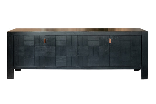 Black ebonized oak sideboard by Frans Defour - 1970s
