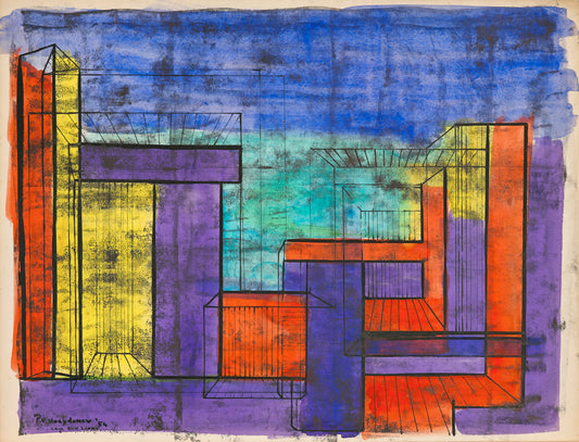 Cage aux lions, 1954 (inv. 1538) by Paul Van Hoeydonck