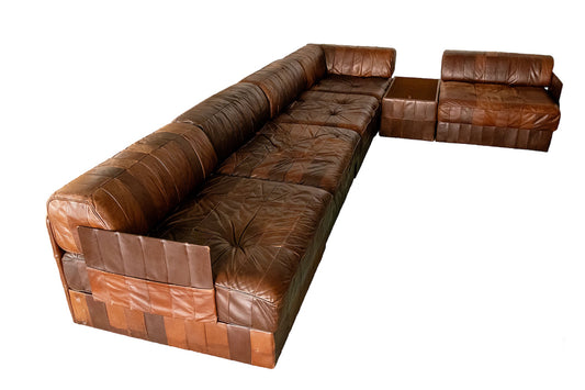 Amazing leather De Sede sofa