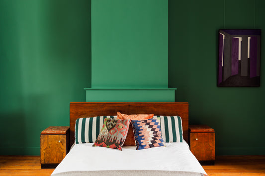 Chambre à coucher Art déco en placage de loupe, vers les années 1930