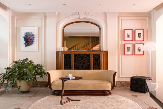 Art Deco Tulip three seater for Hotel Melandre