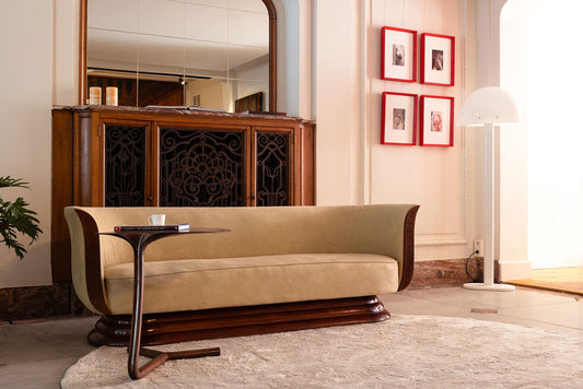 Art Deco Tulip three seater for Hotel Melandre