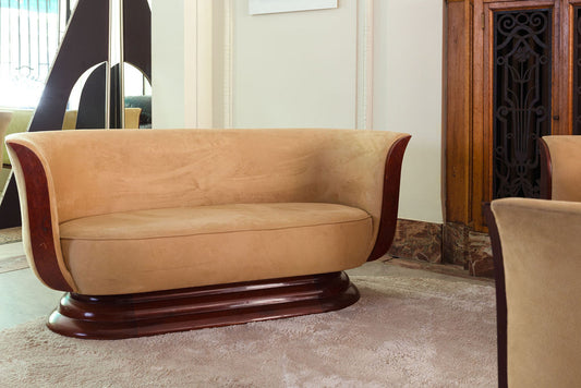 Art Deco Tulip two seater for Hotel Le Malandre
