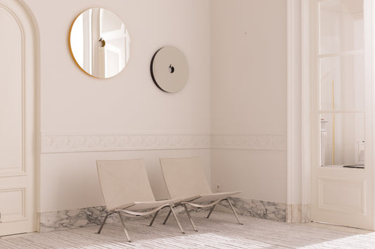 Fauteuil PK22™ en cuir nubuck blanc rare par Poul Kjærholm pour Fritz Hansen - Lot de 2