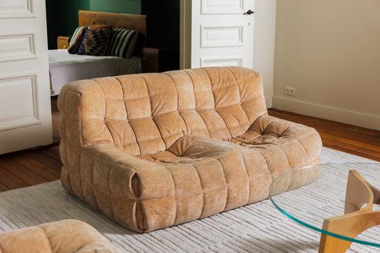 Canapé 2 places Kashima avec pouf de Ligne Roset