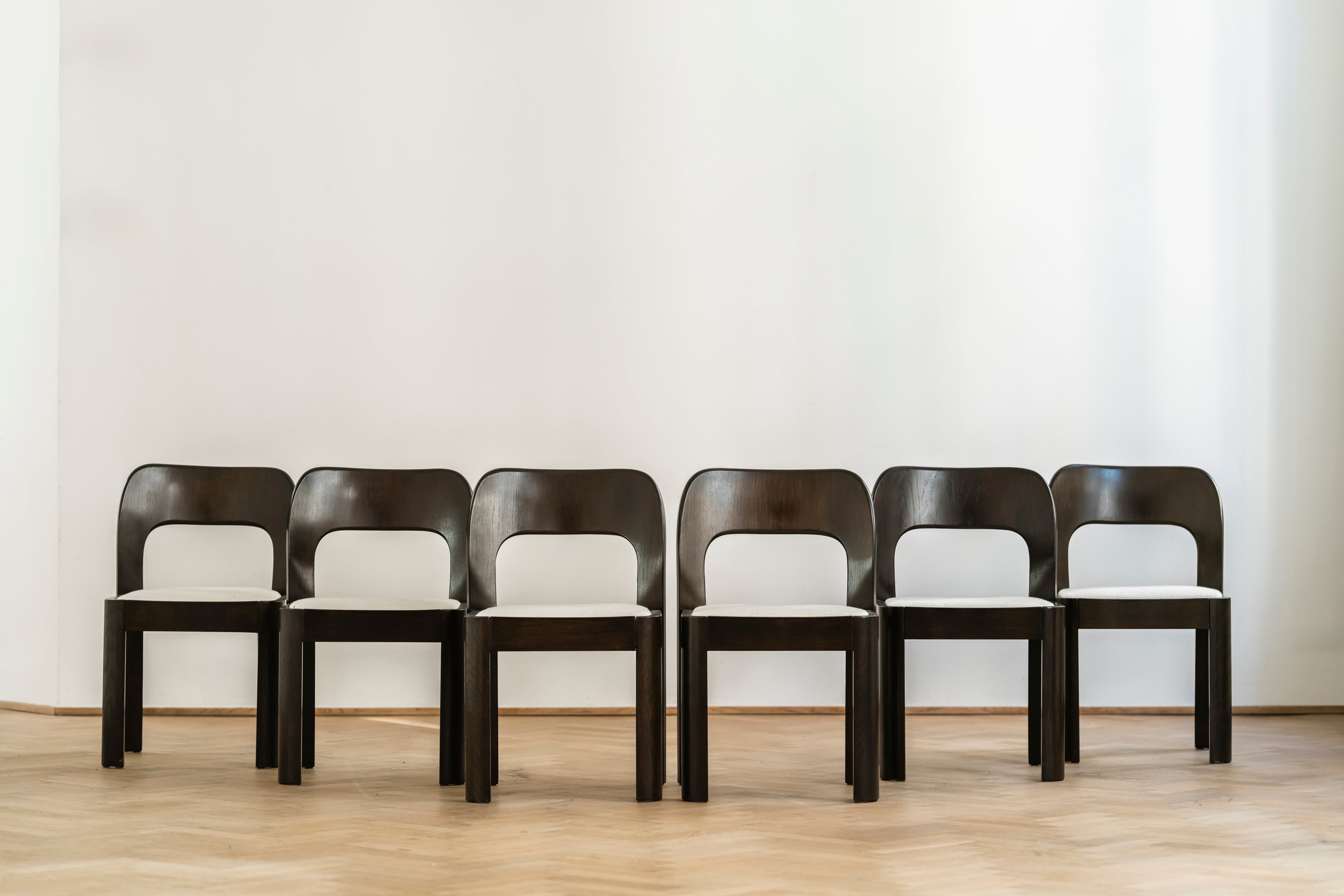 Complete 1970s chonky funky dining set – Table with 6 chairs – Immodôme ...