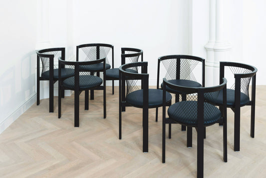 Chaises de salle à manger String de Niels Jørgen Haugesen, lot de 8.