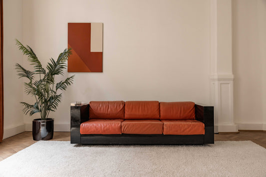 Saratoga 3-zitsbank van Massimo Lella Vignelli voor Poltronova