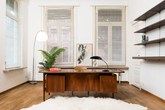 Bureau de direction en palissandre signé Arne Vodder pour Sibast