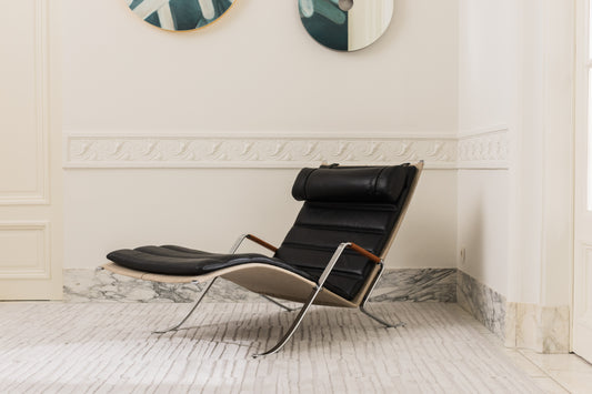 Fauteuil Grasshopper FK87 de Preben Fabricius & Jørgen Kastholm pour Lange Production