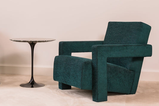 Tulip side table in green marble by Eero Saarinen for Knoll