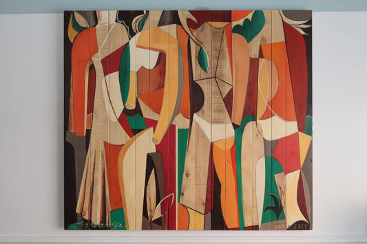 Evening walkers door Johan Van Dijck