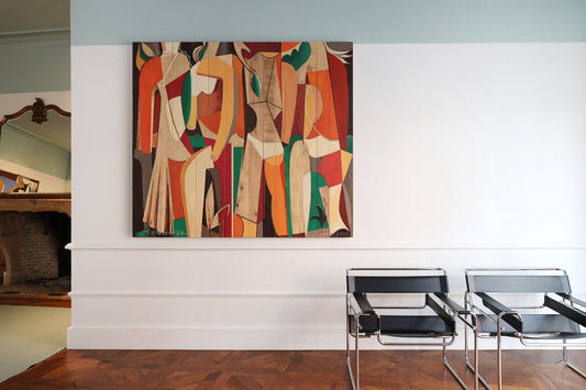 Evening walkers door Johan Van Dijck