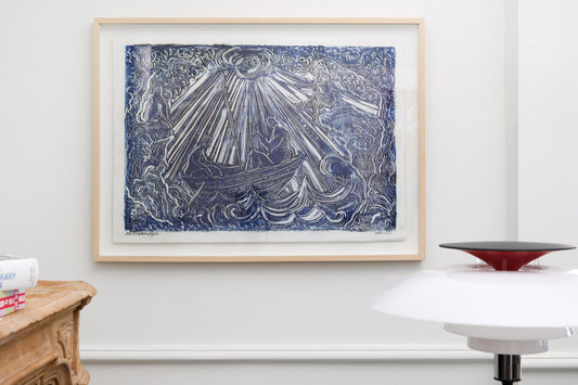 Epiphany blue door Johan Van Dijck