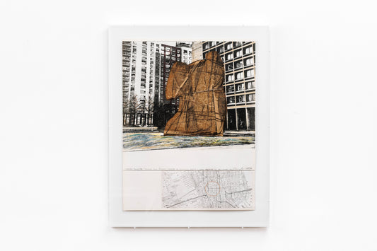 Wrapped Sylvette - Hommage à Picasso - Project for Washington Square Village, New York by Christo