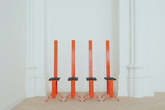 Set of four Architectural chairs