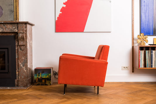 Duo de fauteuils club modèle 25 BC de Florence Knoll pour Knoll