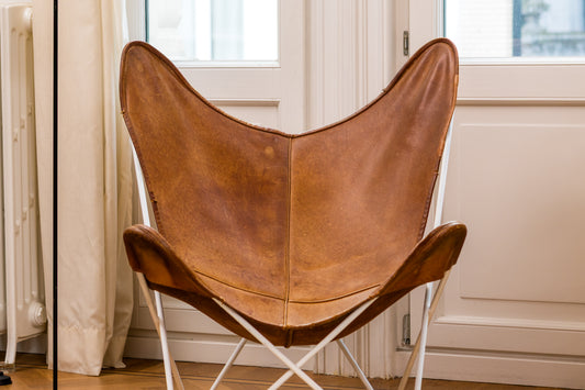 Chaise Butterfly, modèle 198, conçue par Jorge Ferrari-Hardoy pour Knoll International